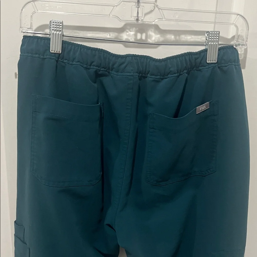 Figs Men's Dark Teal Joggers with Teal Drawstring